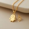 Cute Chick Baby Bird Kids Pendant Charms | Adorable Children’s Bird Necklace