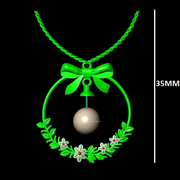 Pearl Tassel Bow & Flower Jewelry Set - Image 2